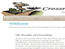 Tablet Screenshot of crossroadscounselingllc.com